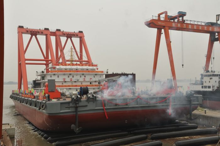 2000 ton ship launched